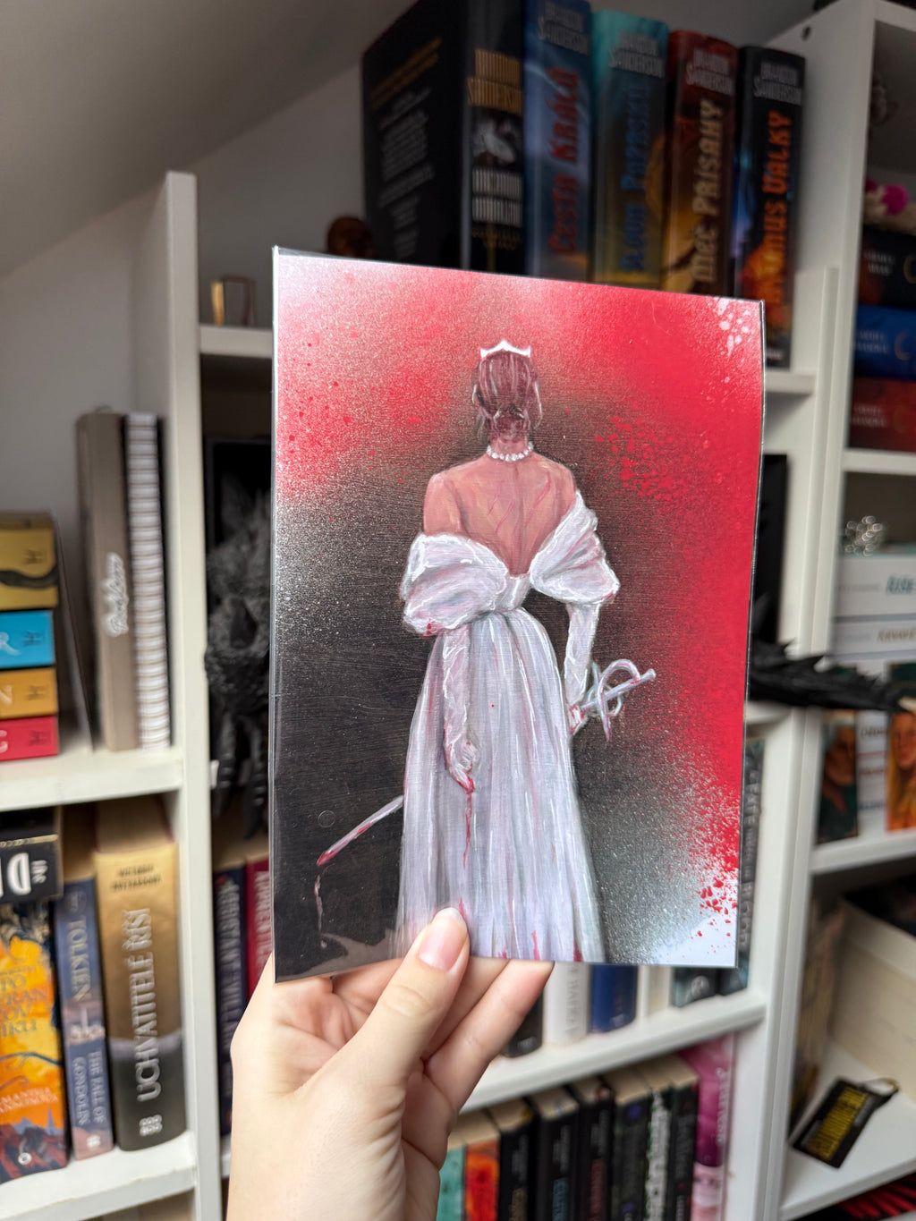 vengeance dressed in grace - Art Print