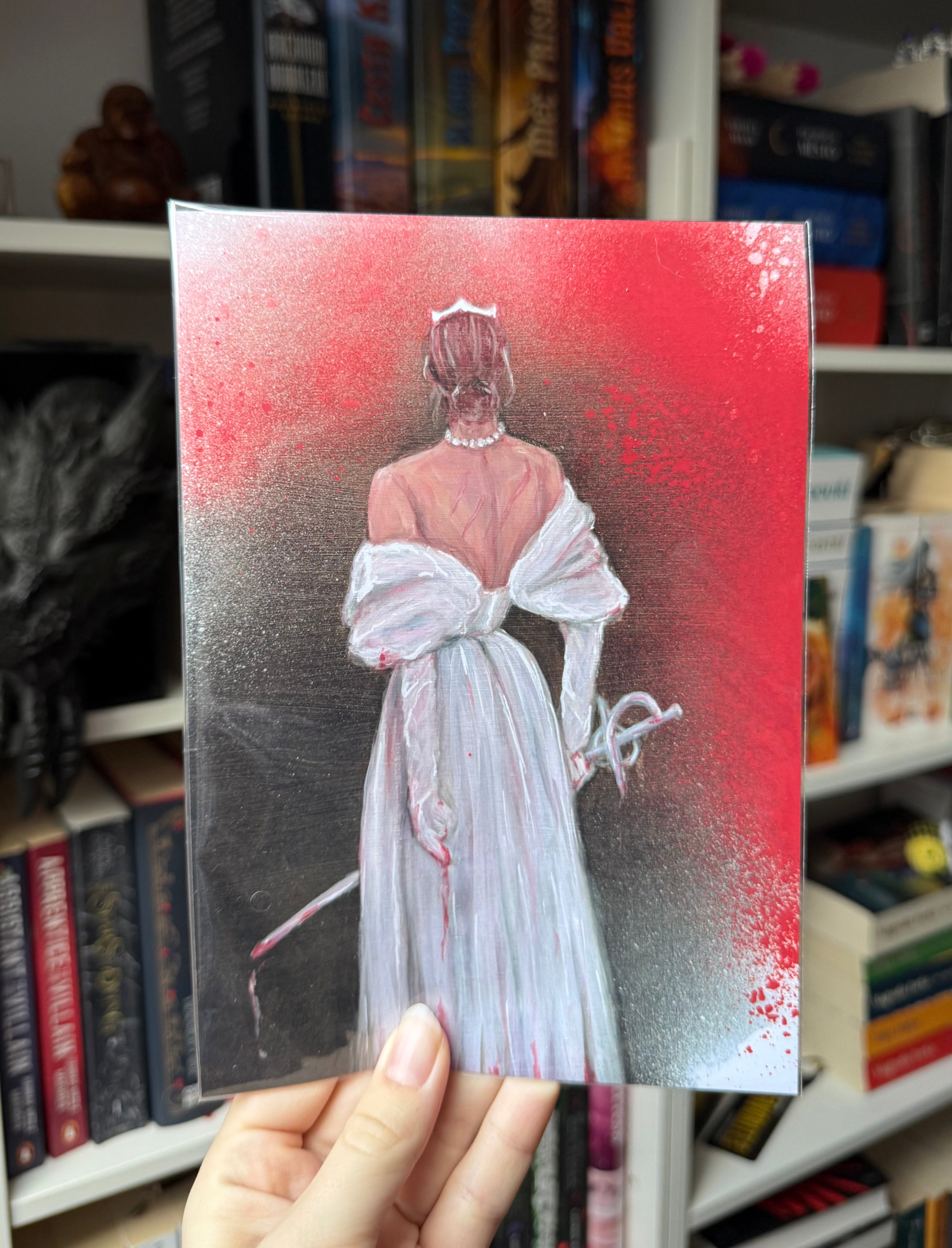 vengeance dressed in grace - Art Print