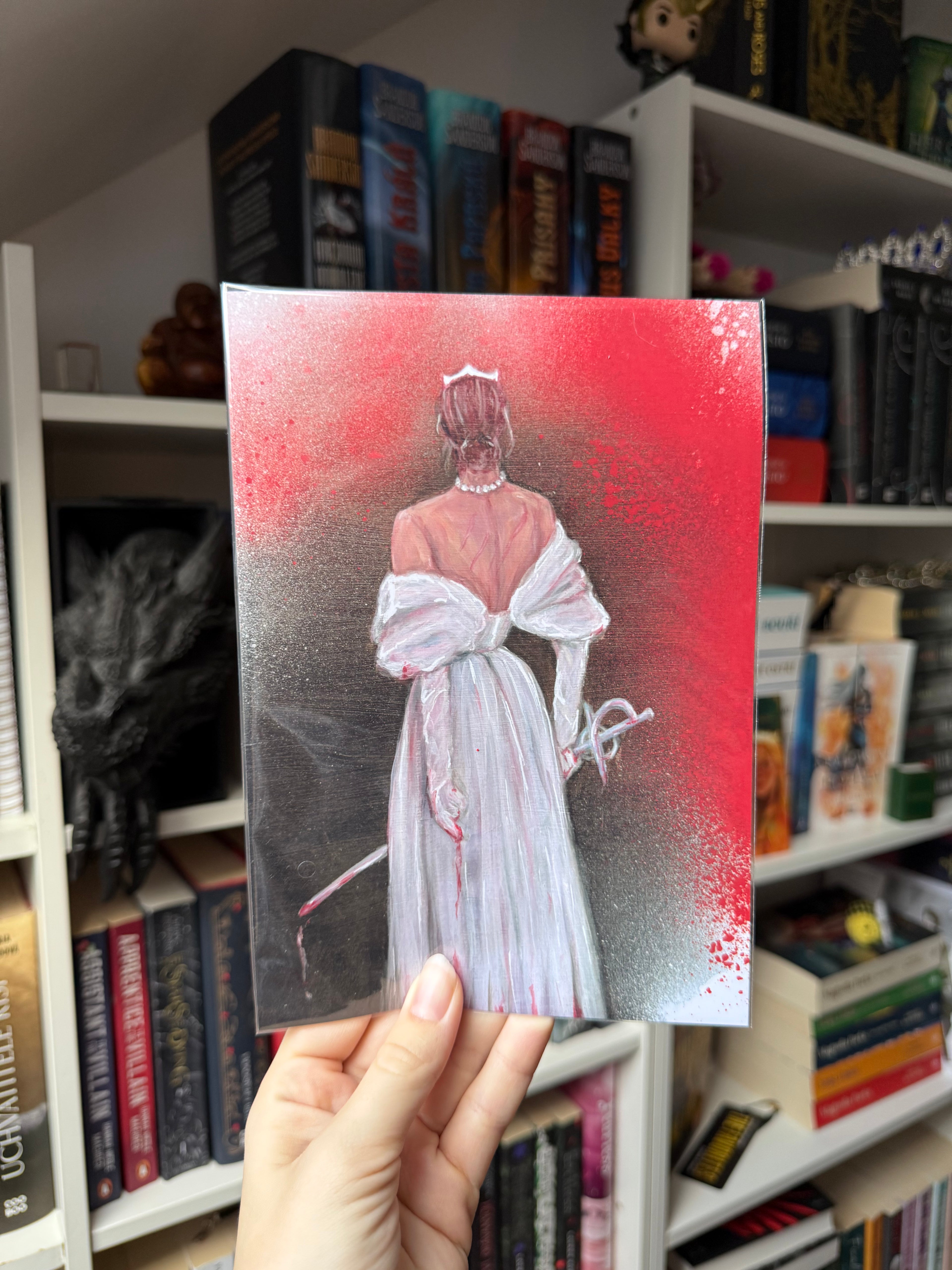 vengeance dressed in grace - Art Print