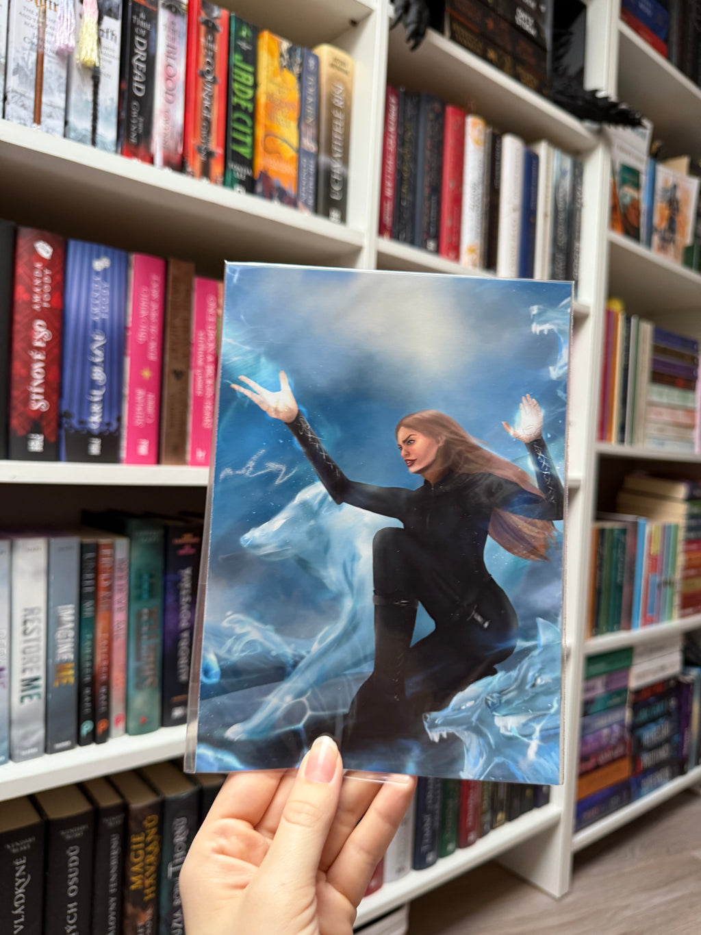 High Lady and her wolfs - Fan Art Print