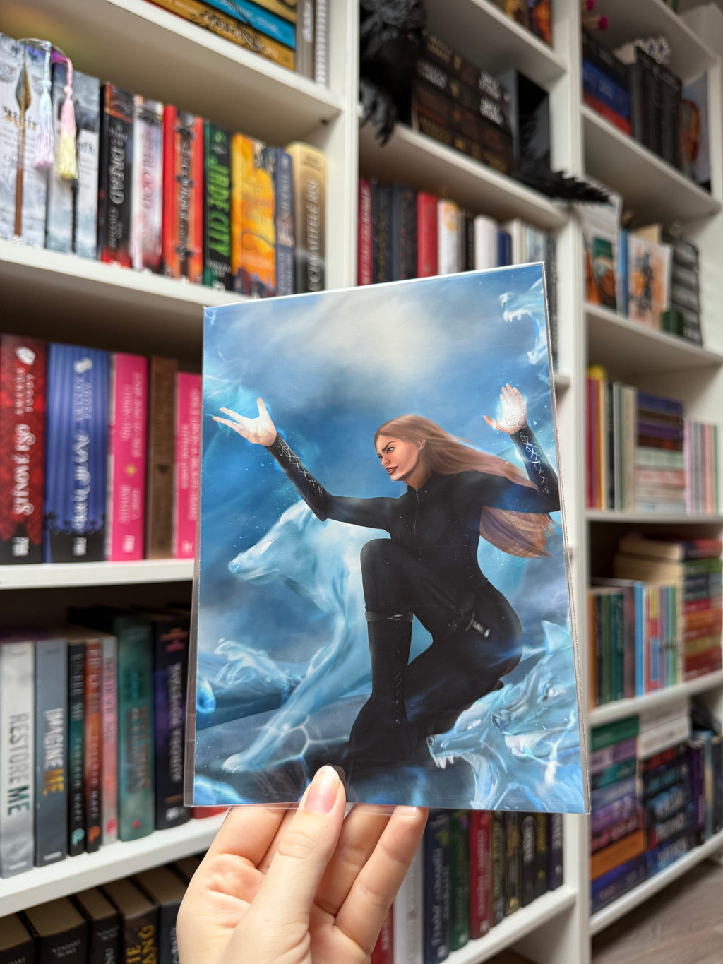 High Lady and her wolfs - Fan Art Print