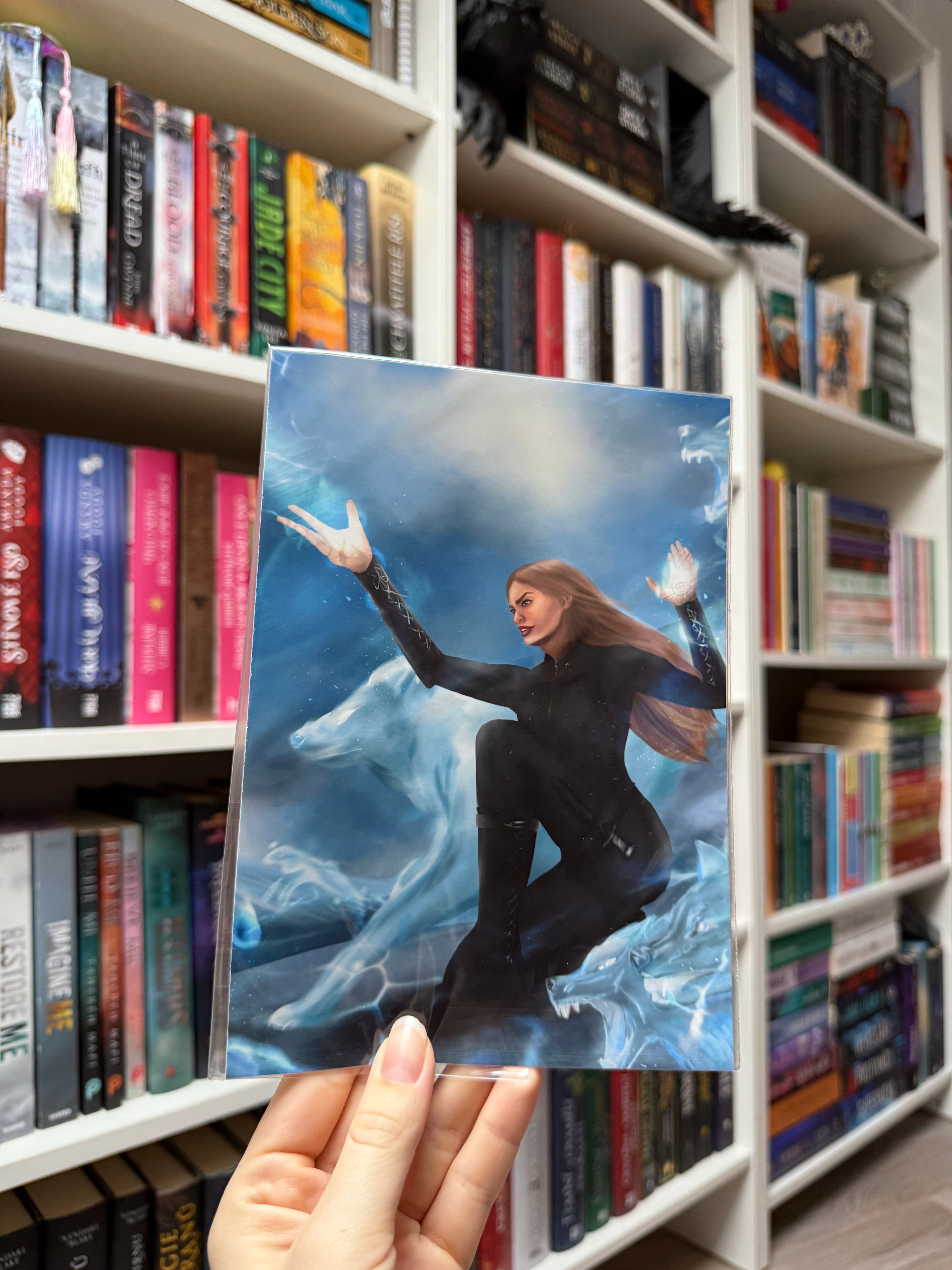 High Lady and her wolfs - Fan Art Print