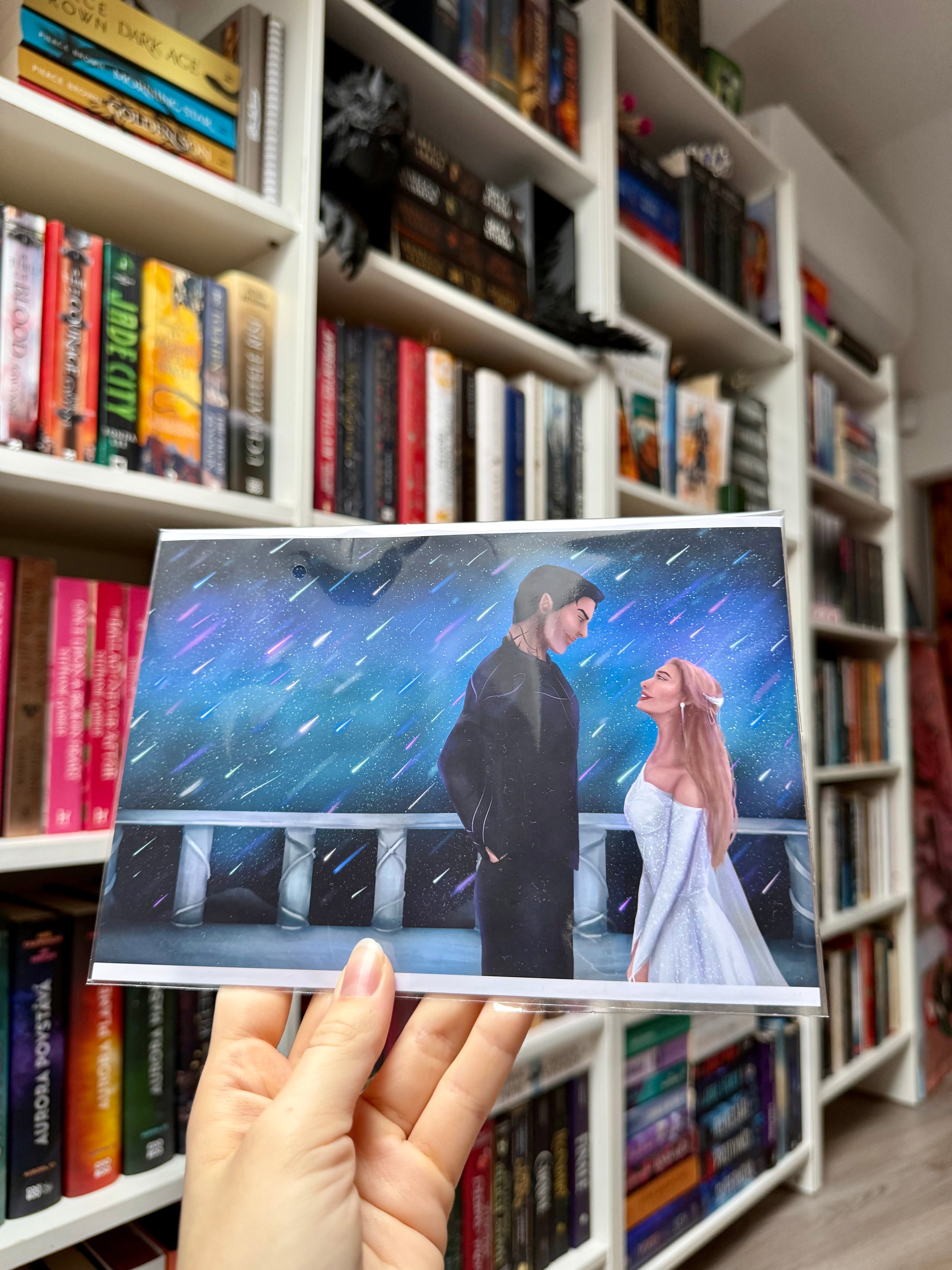 stars are falling - Art Print