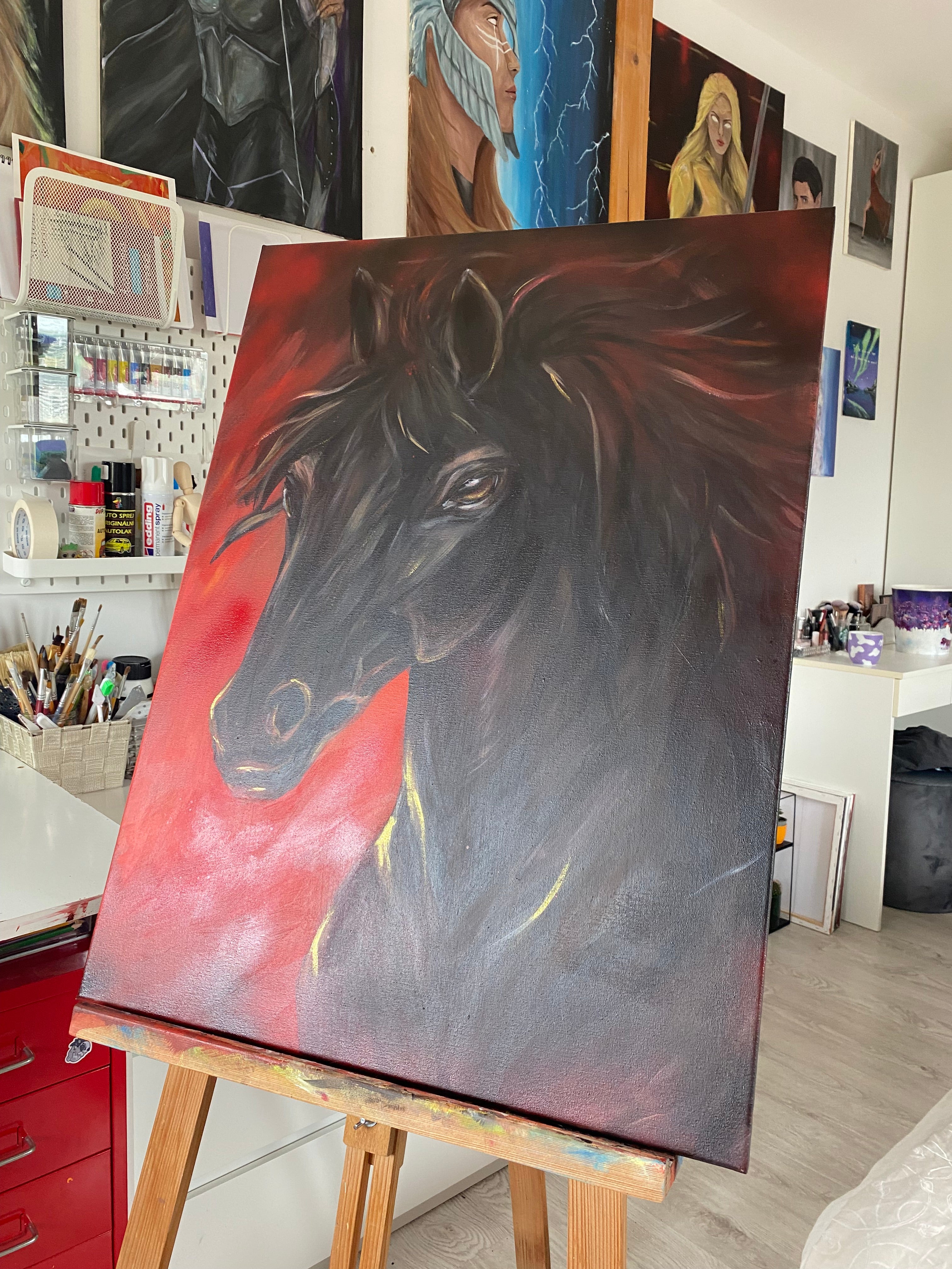 forza - canvas painting / ORIGINAL