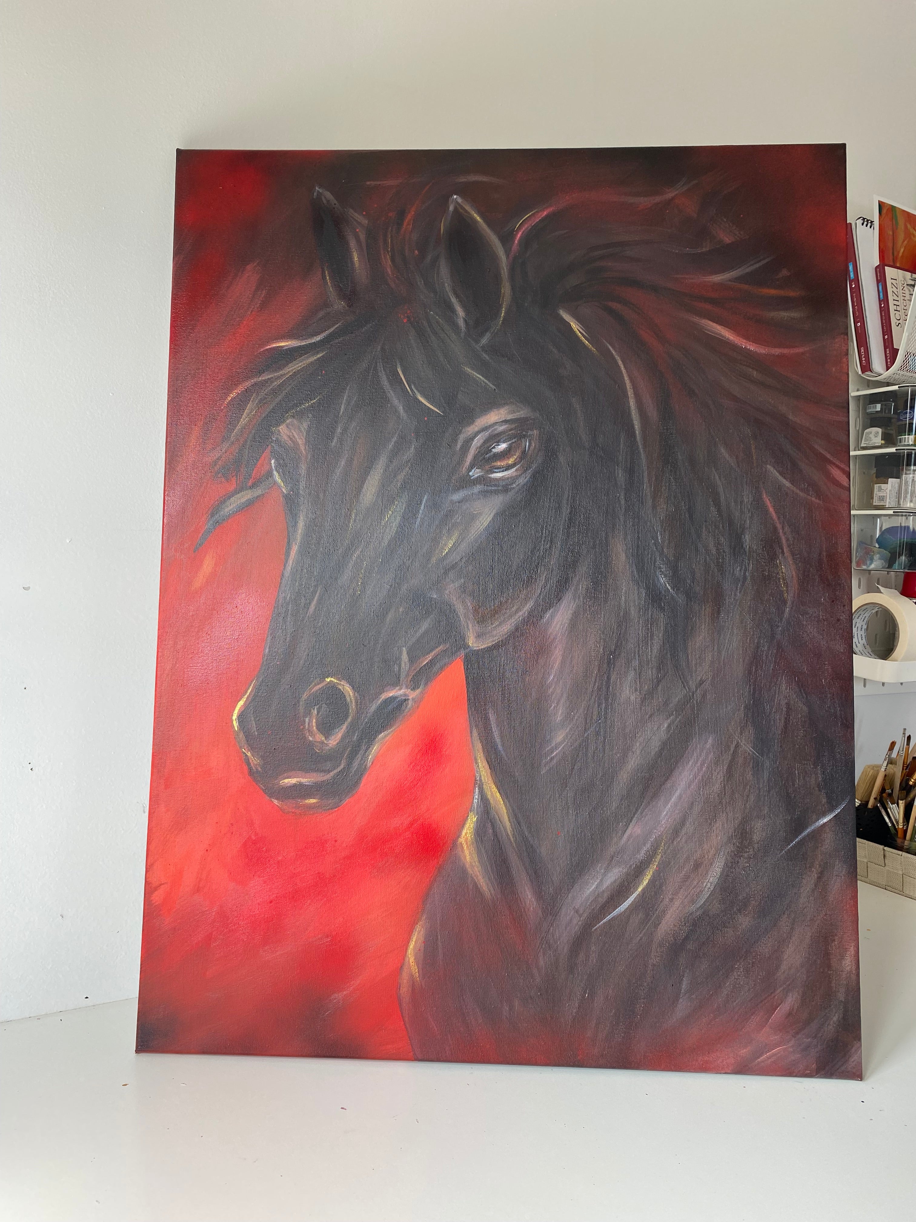 forza - canvas painting / ORIGINAL