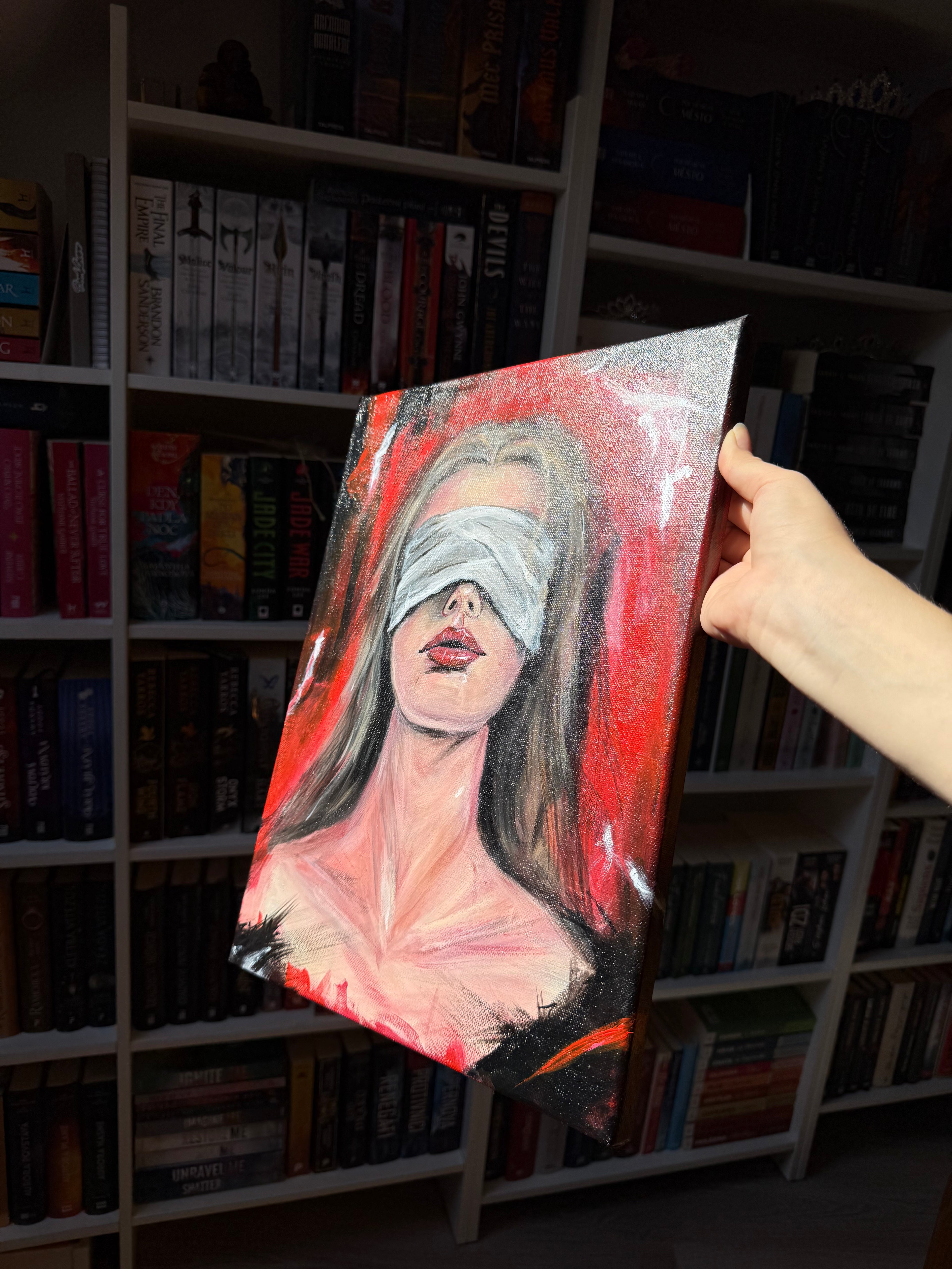 Dark Romance - canvas painting / ORIGINAL