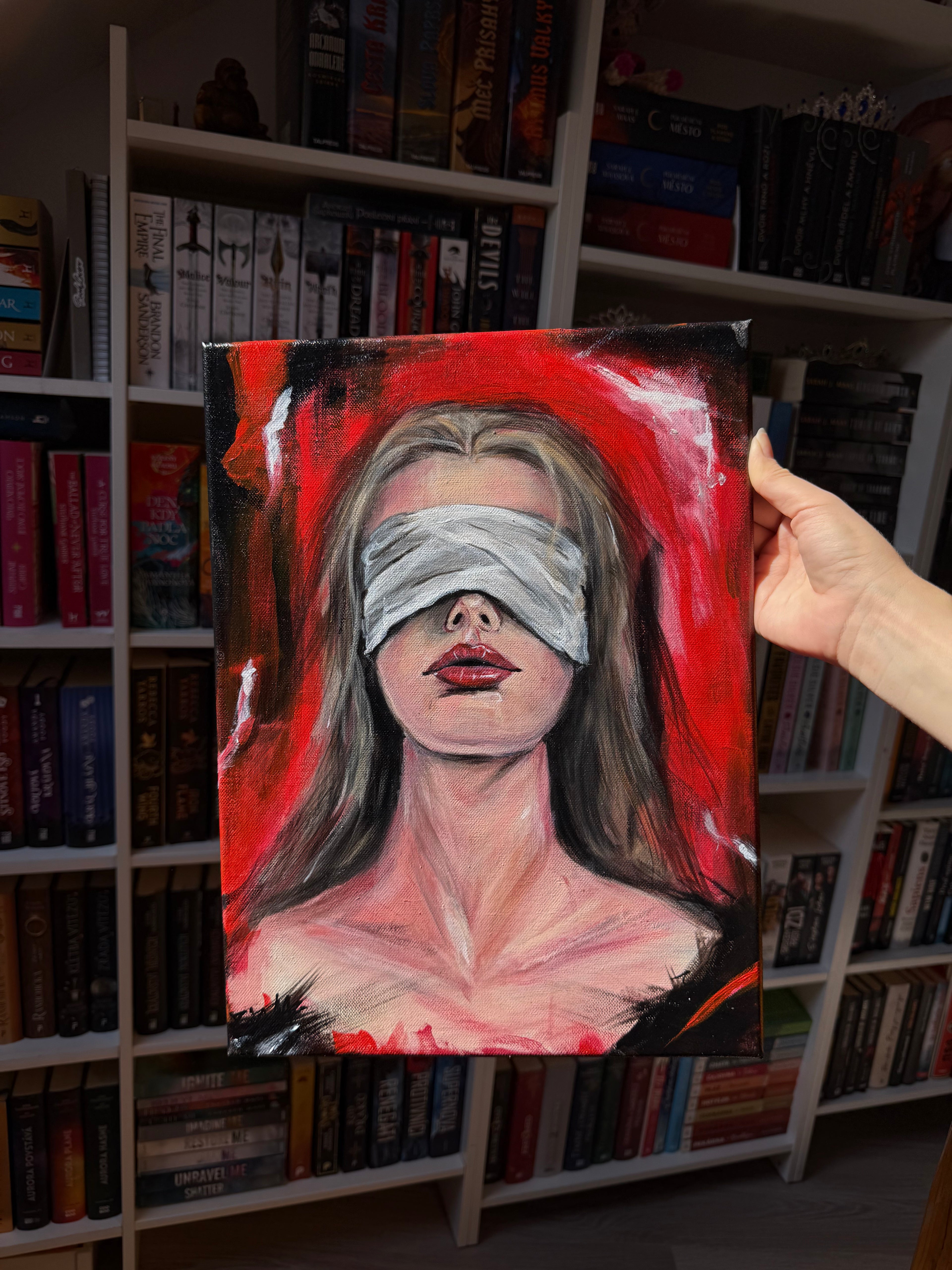 Dark Romance - canvas painting / ORIGINAL