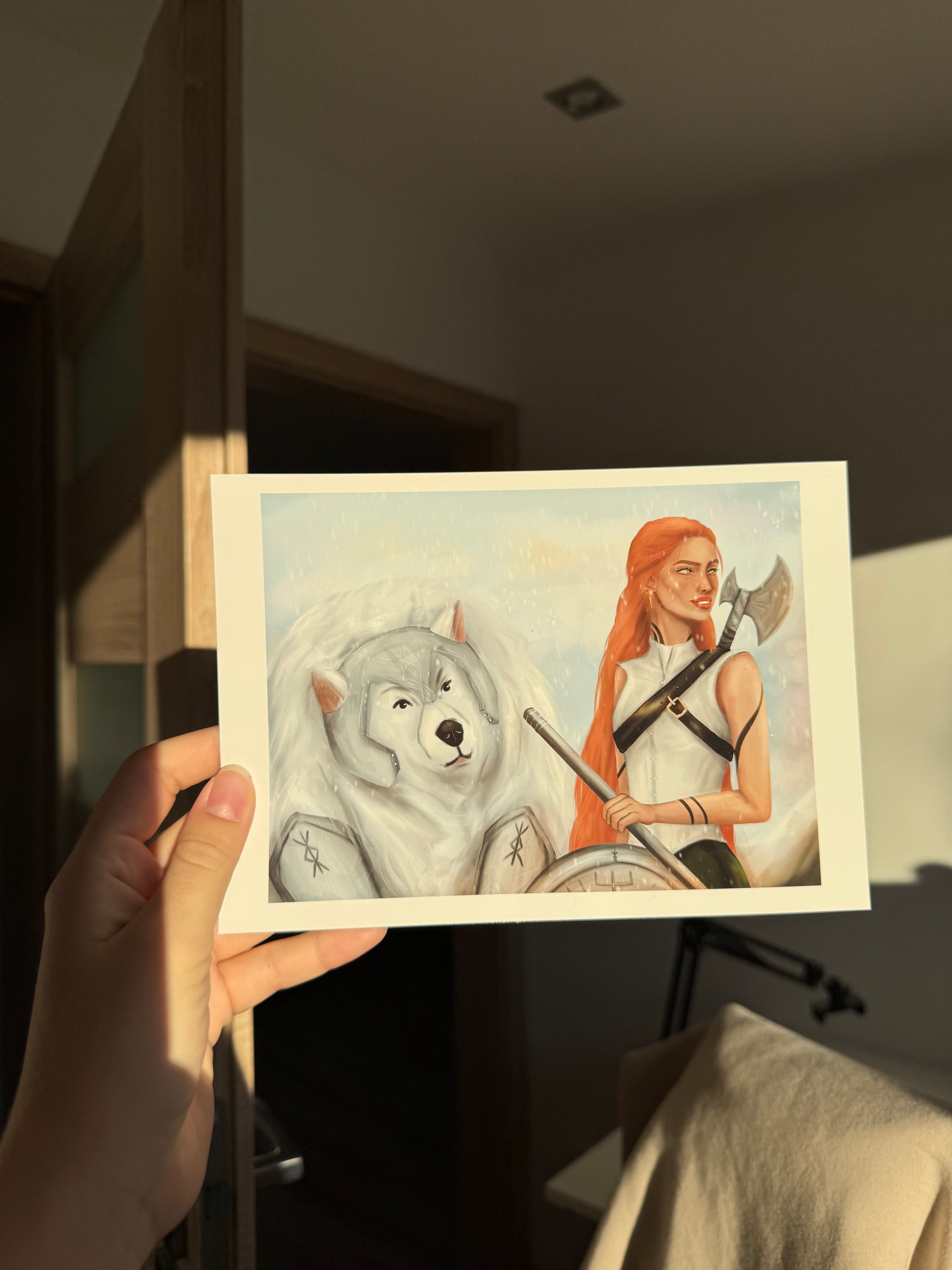 living in northern fantasy - Art Print