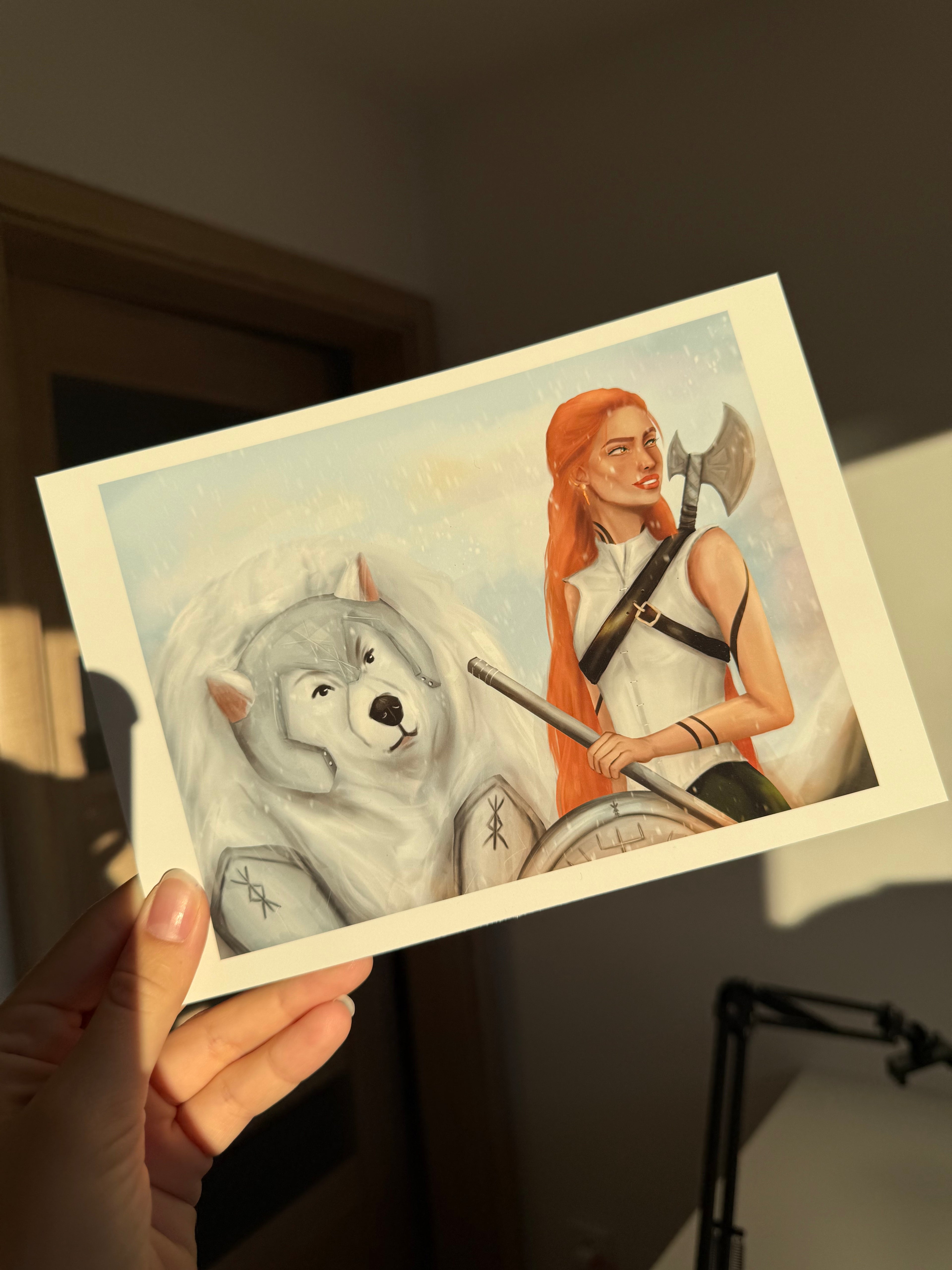 living in northern fantasy - Art Print