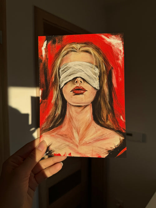 Dark Romance Reader - Art Print
