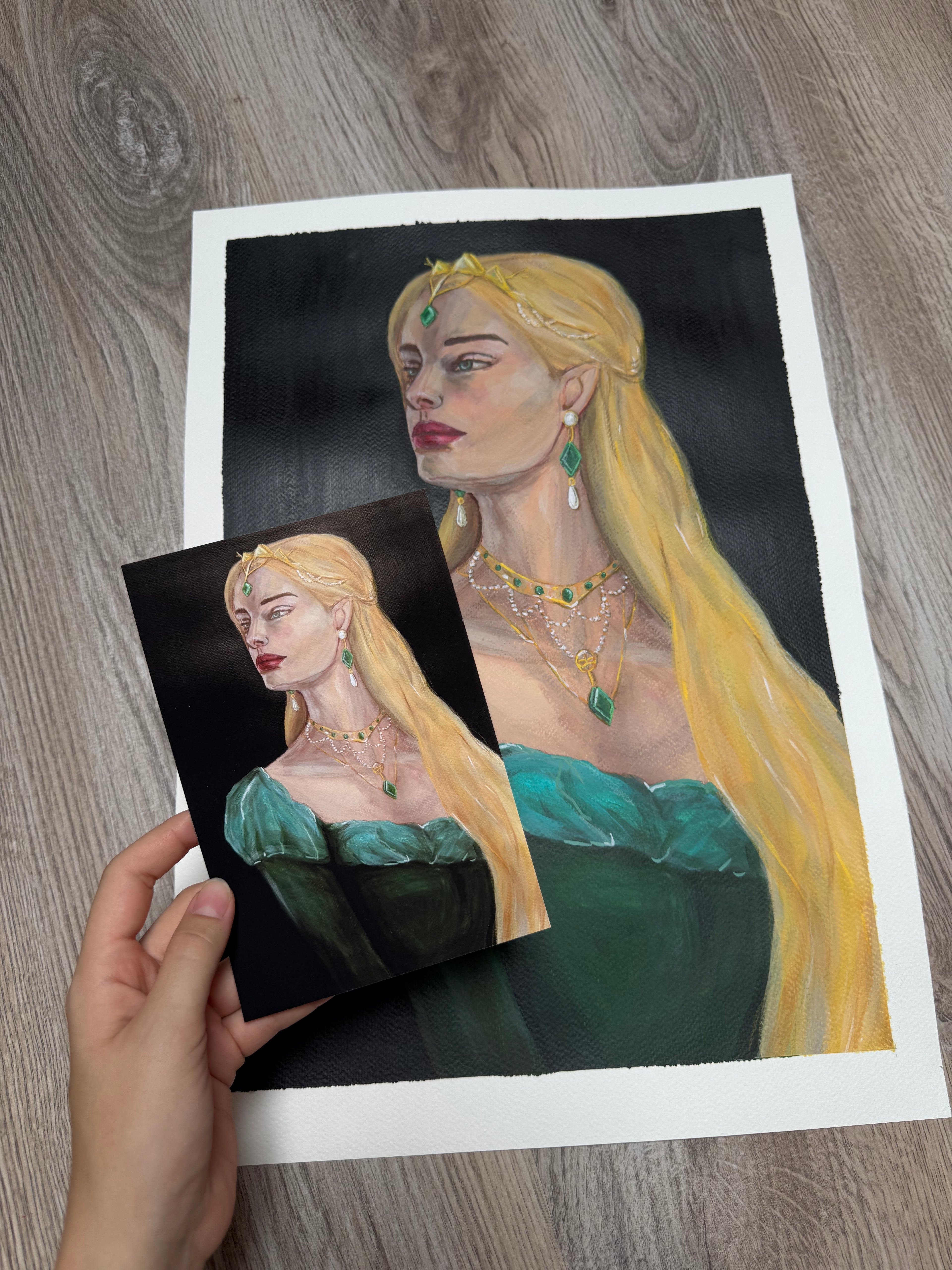 the queen who was promised - Fan Art Print