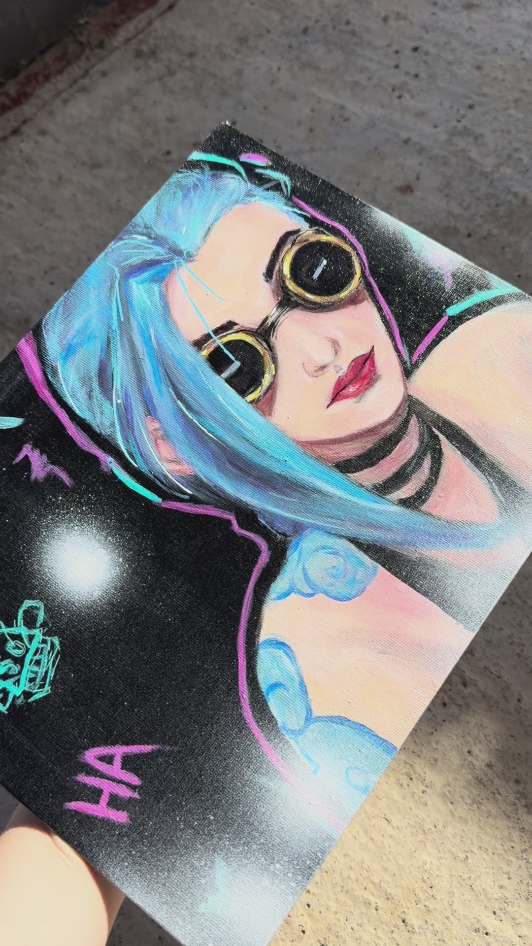THE INVENTOR - canvas painting / ORIGINAL